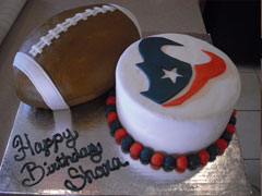 Houston Texans Football Cake
